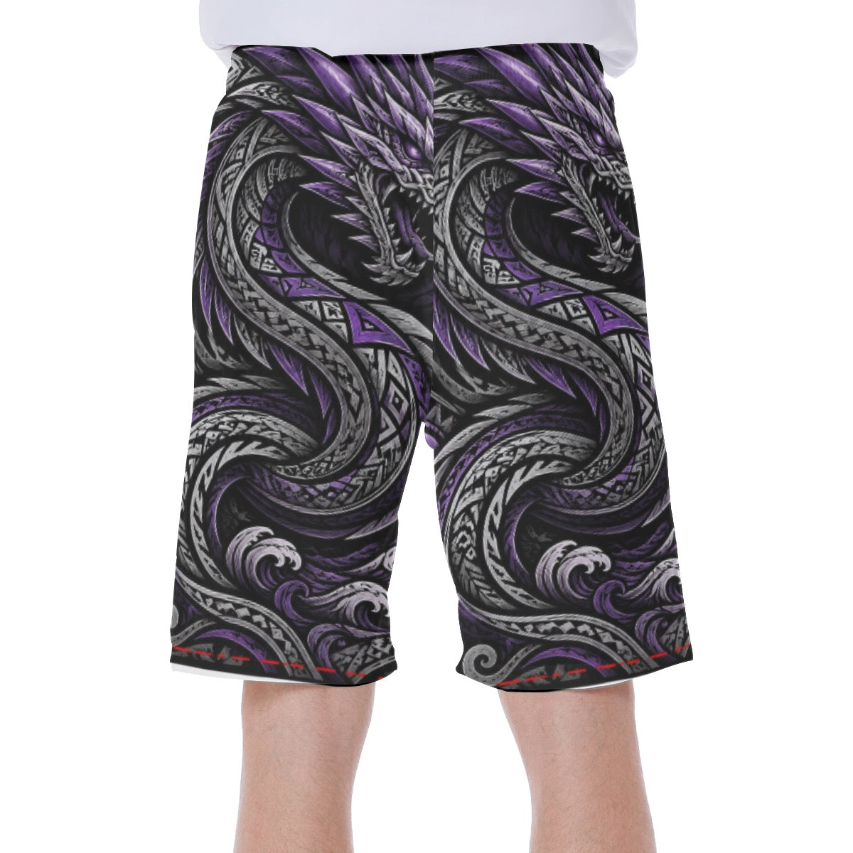 All-Over Print Men‘s Beach Shorts With Lining