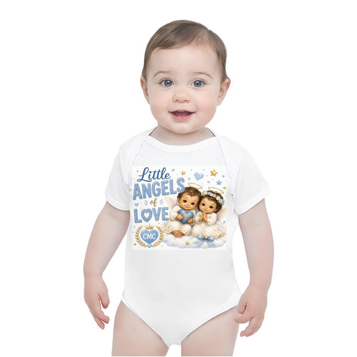 "Little Angels of Love" Baby Onesie | Printed in USA | 190GSM