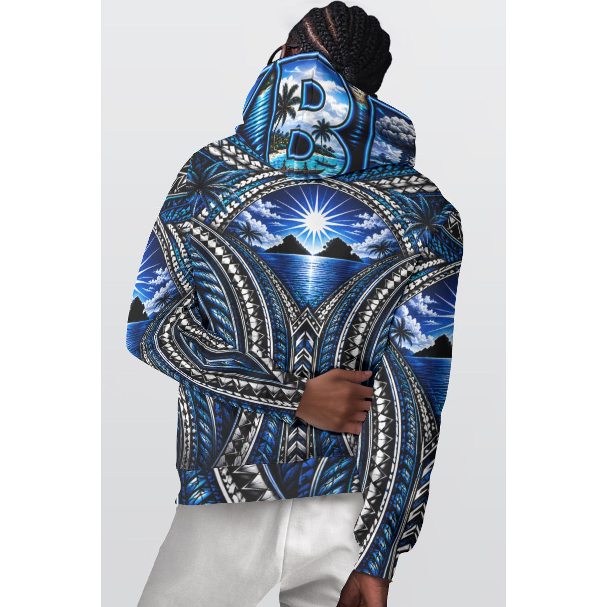 All-Over Print Men's Pullover Hoodie