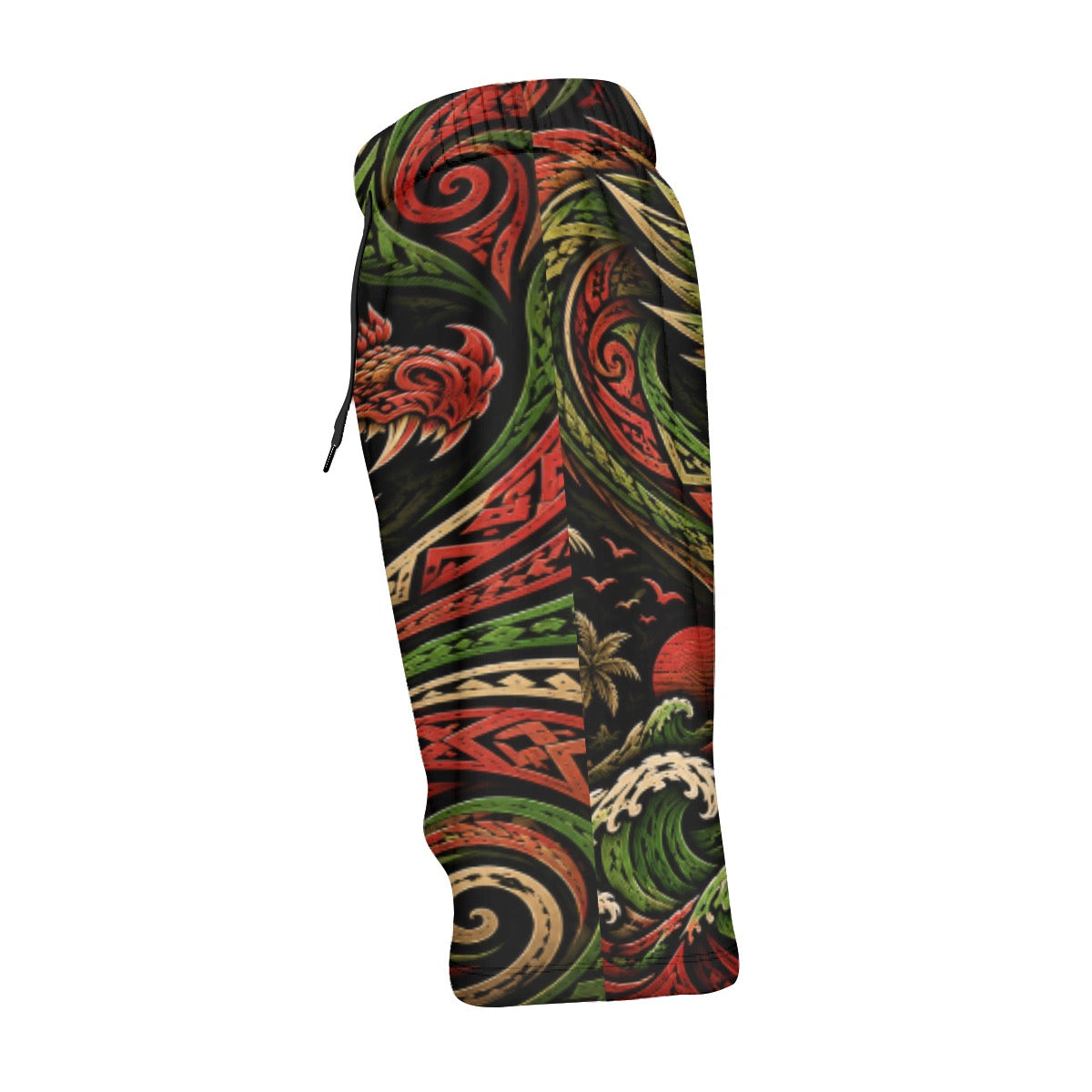 All-Over Print Men‘s Beach Shorts With Lining