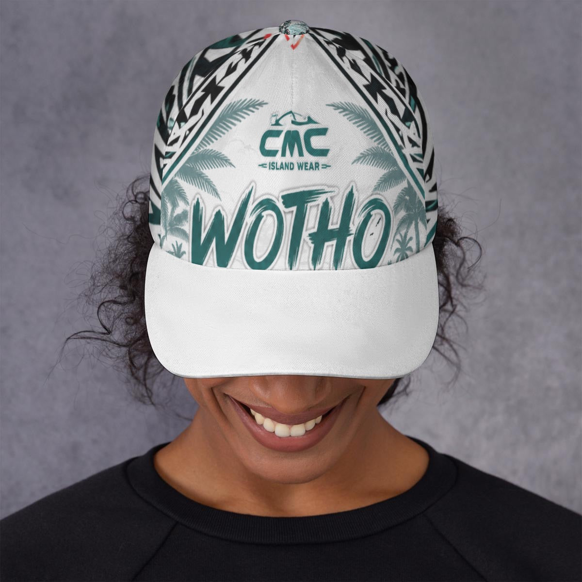 All-Over Print Peaked Cap