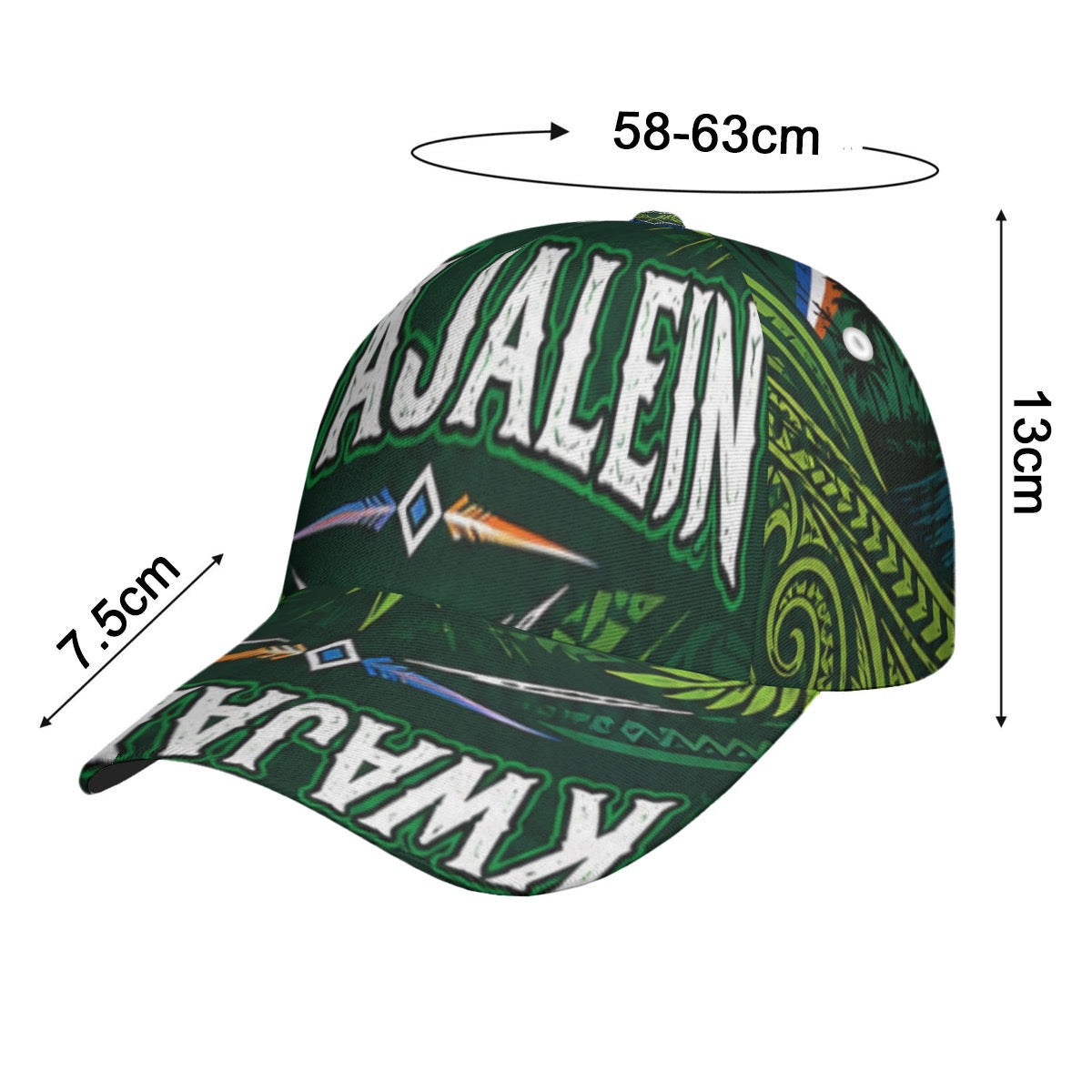All-Over Print Peaked Cap