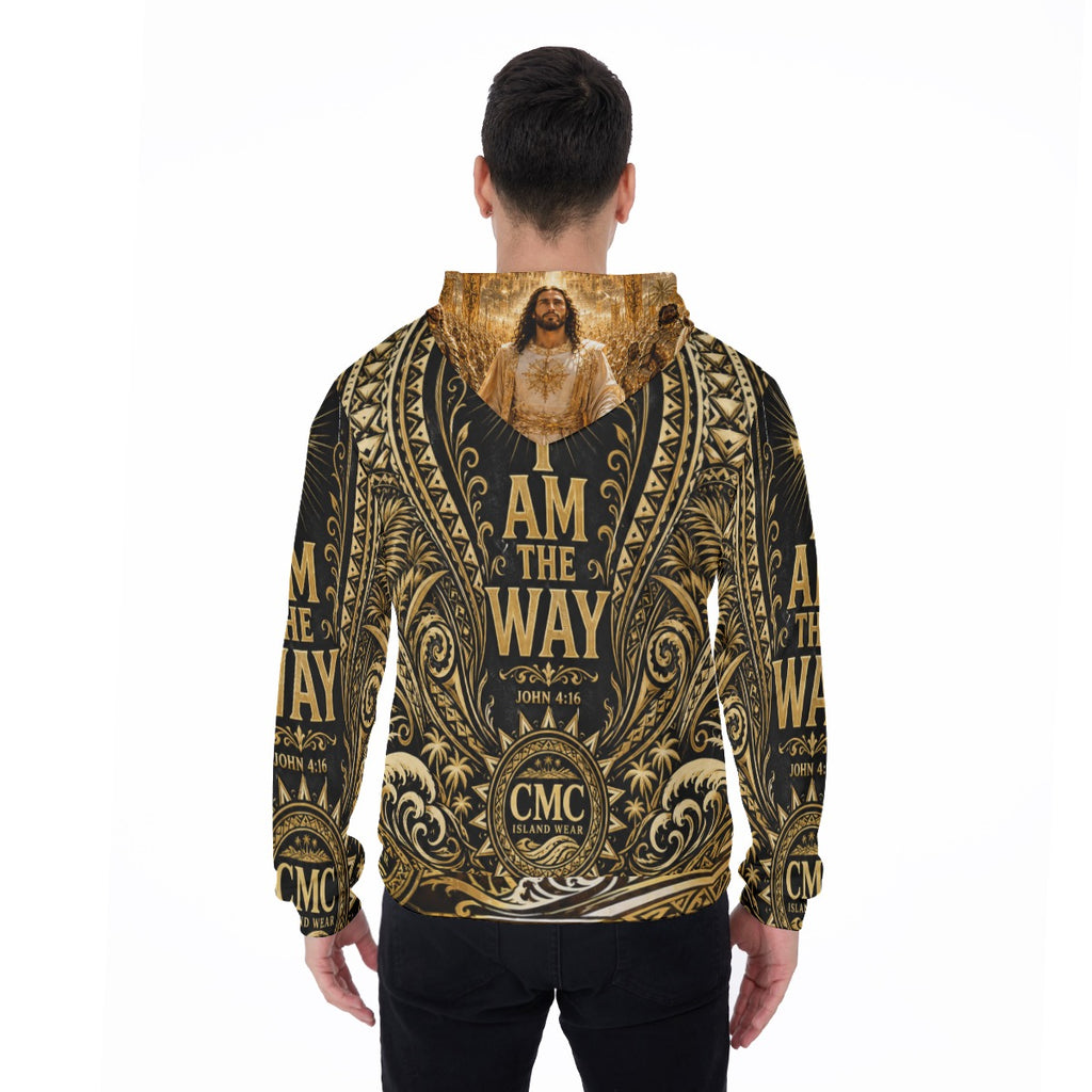 All-Over Print Men's Thicken Pullover Hoodie