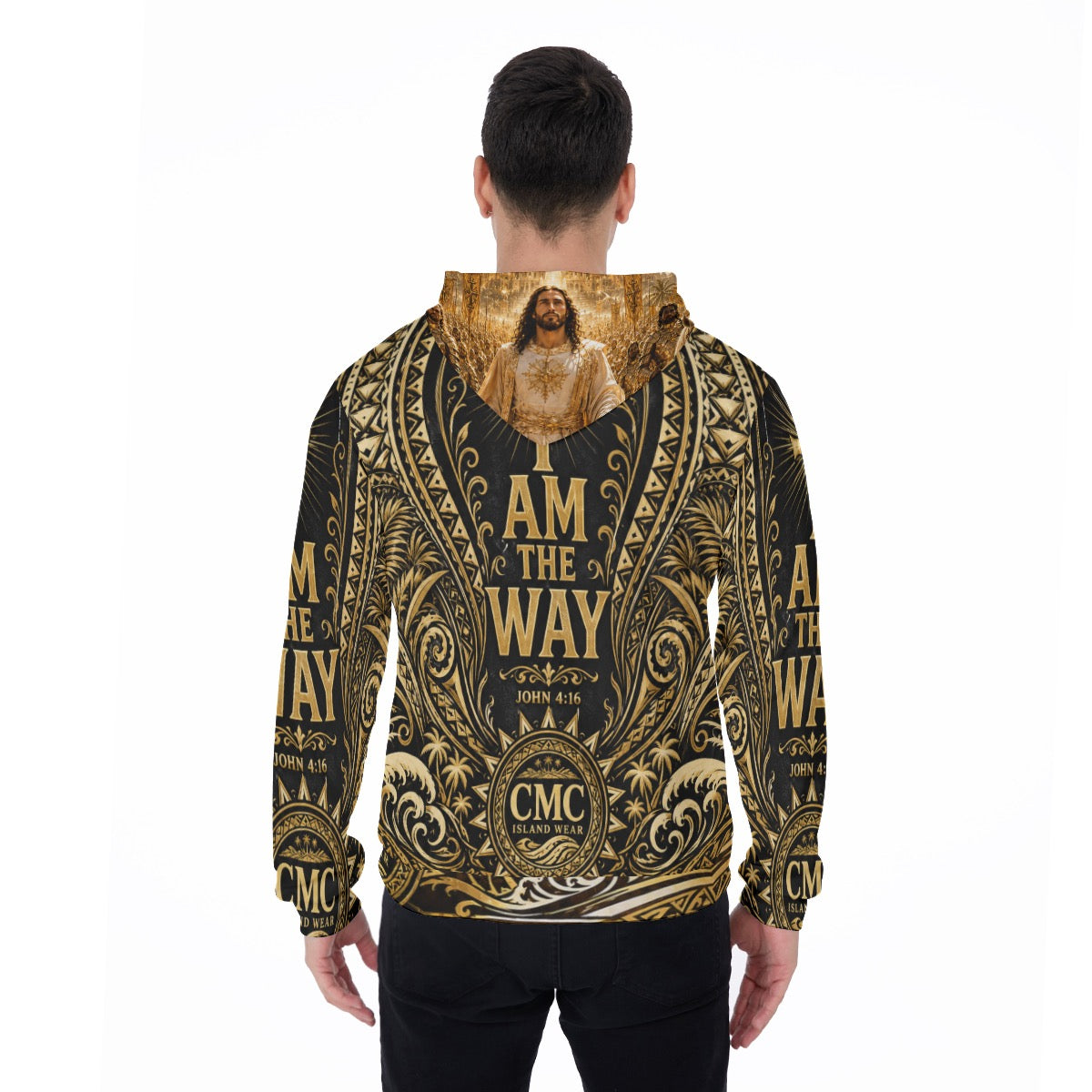 All-Over Print Men's Thicken Pullover Hoodie