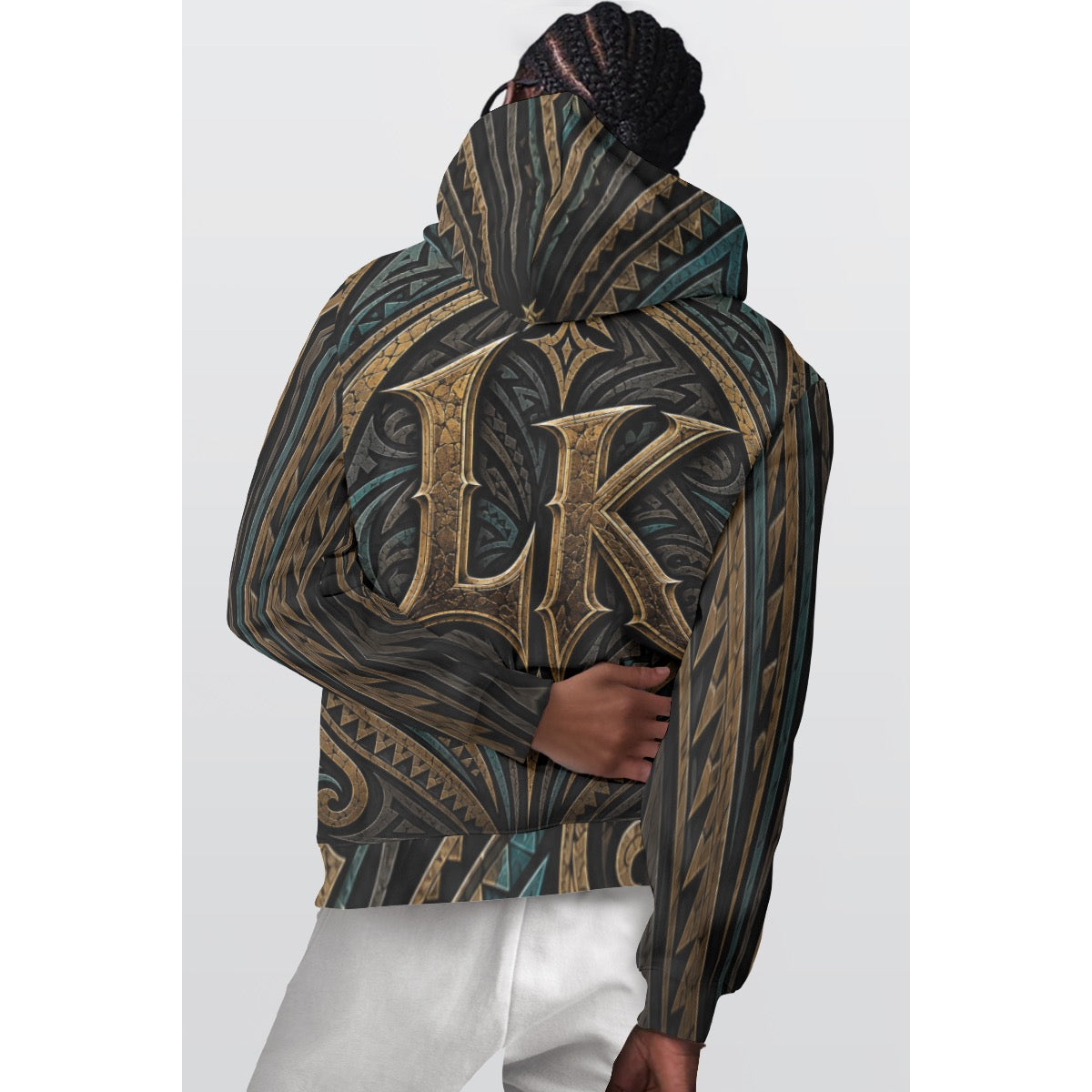 All-Over Print Men's Pullover Hoodie
