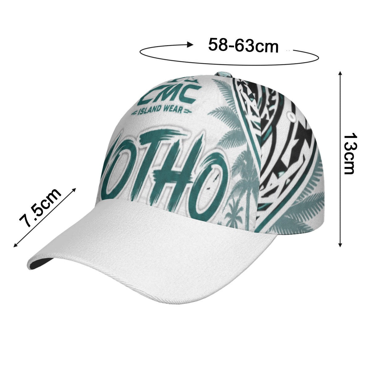 All-Over Print Peaked Cap
