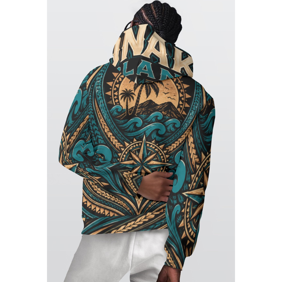 All-Over Print Men's Pullover Hoodie