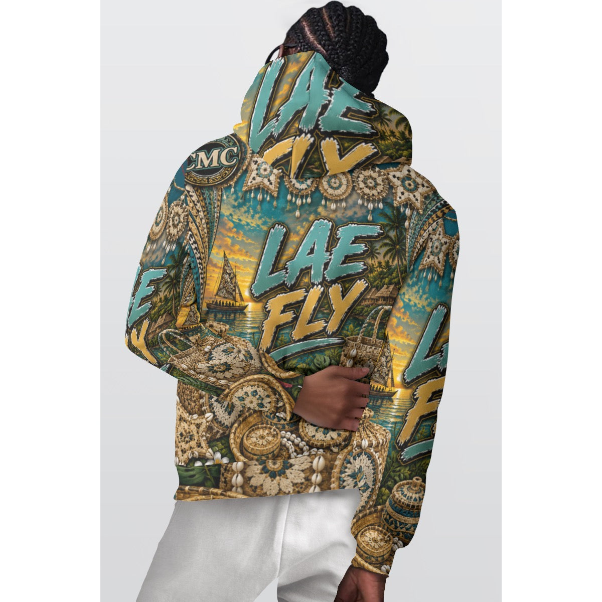 All-Over Print Men's Pullover Hoodie