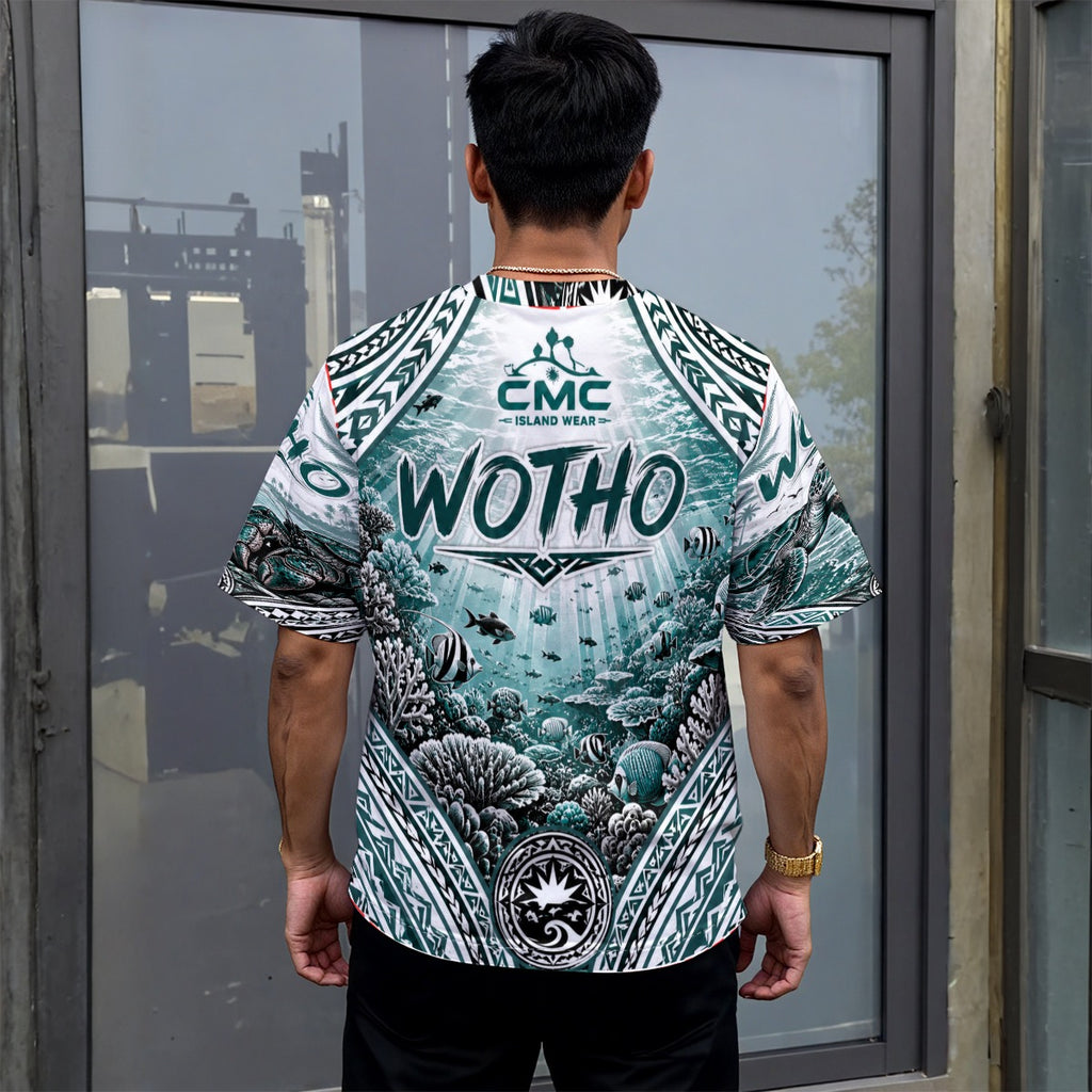 All-Over Print Unisex Drop-shoulder T-shirt|180GSM