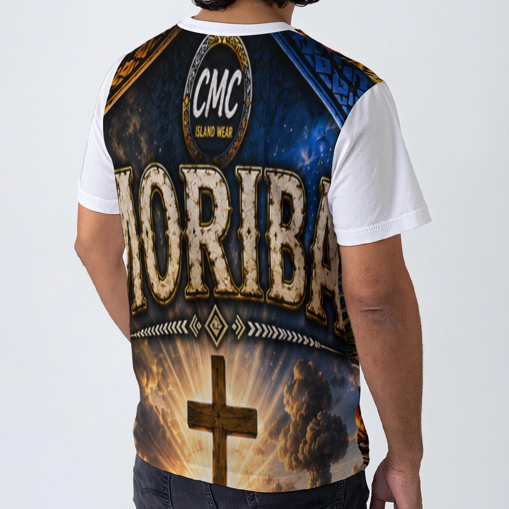 All-Over Print Men's O-Neck T-Shirt | 190GSM Cotton