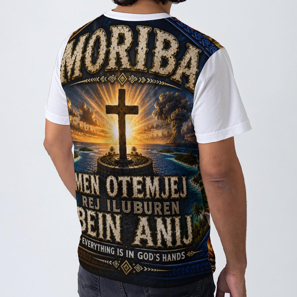 All-Over Print Men's O-Neck T-Shirt | 190GSM Cotton