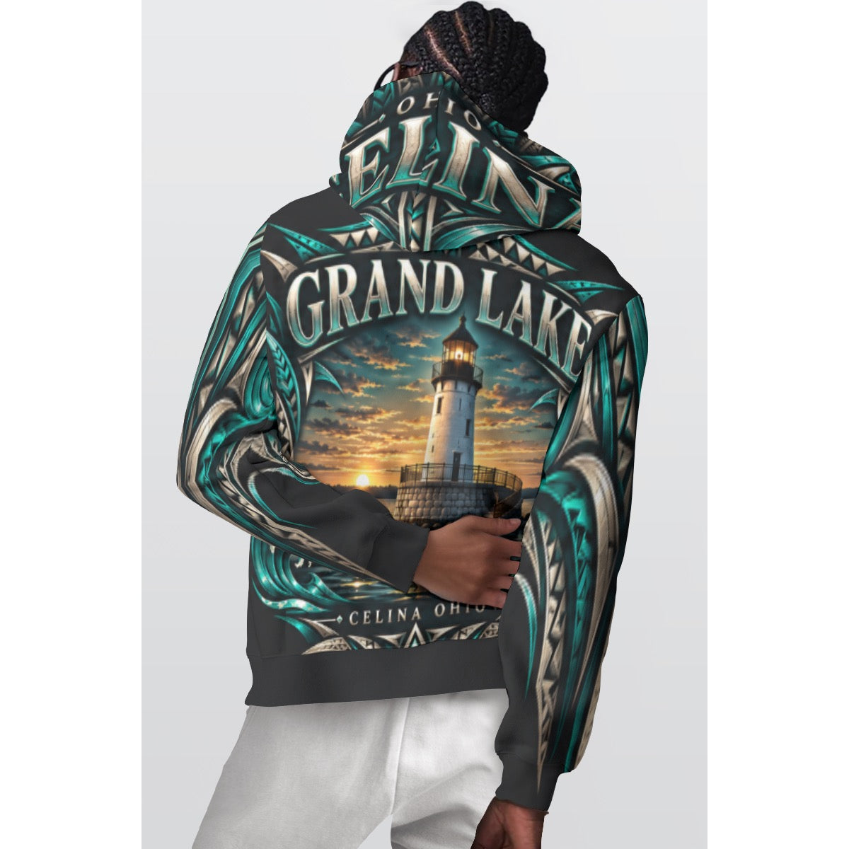 All-Over Print Men's Pullover Hoodie