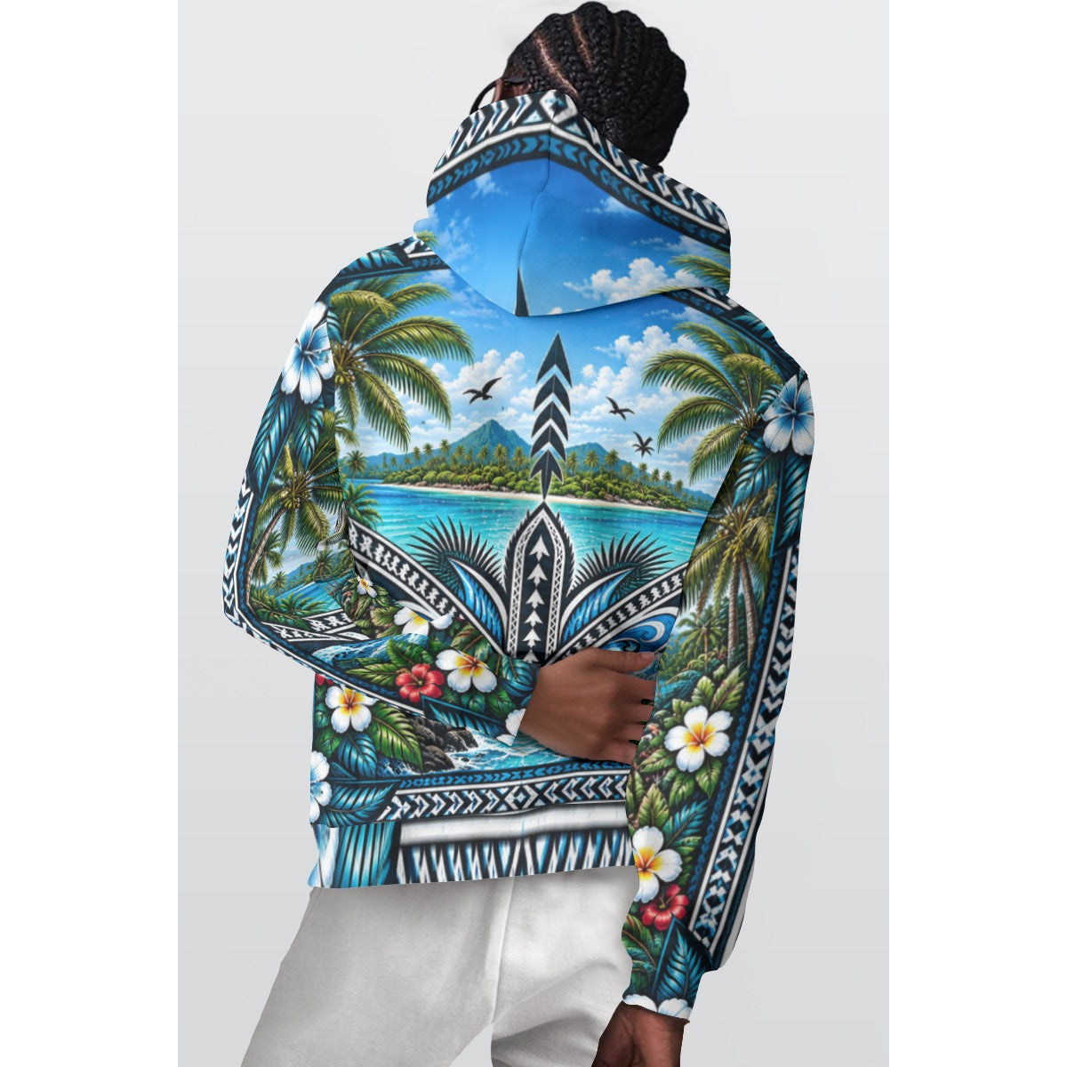 All-Over Print Men's Pullover Hoodie