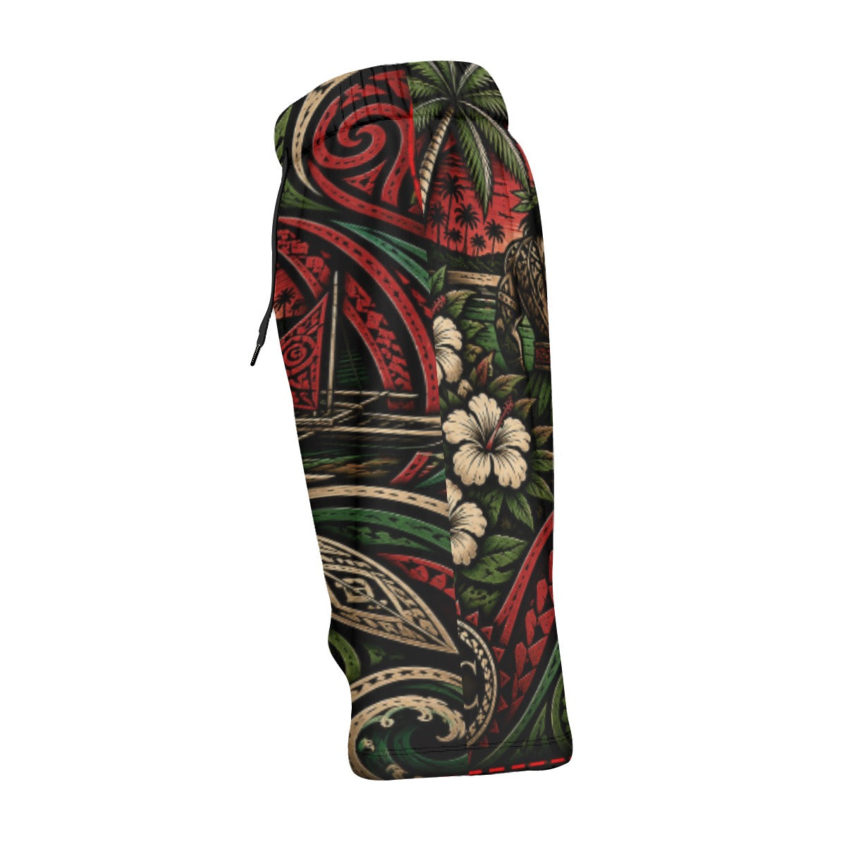 All-Over Print Men‘s Beach Shorts With Lining