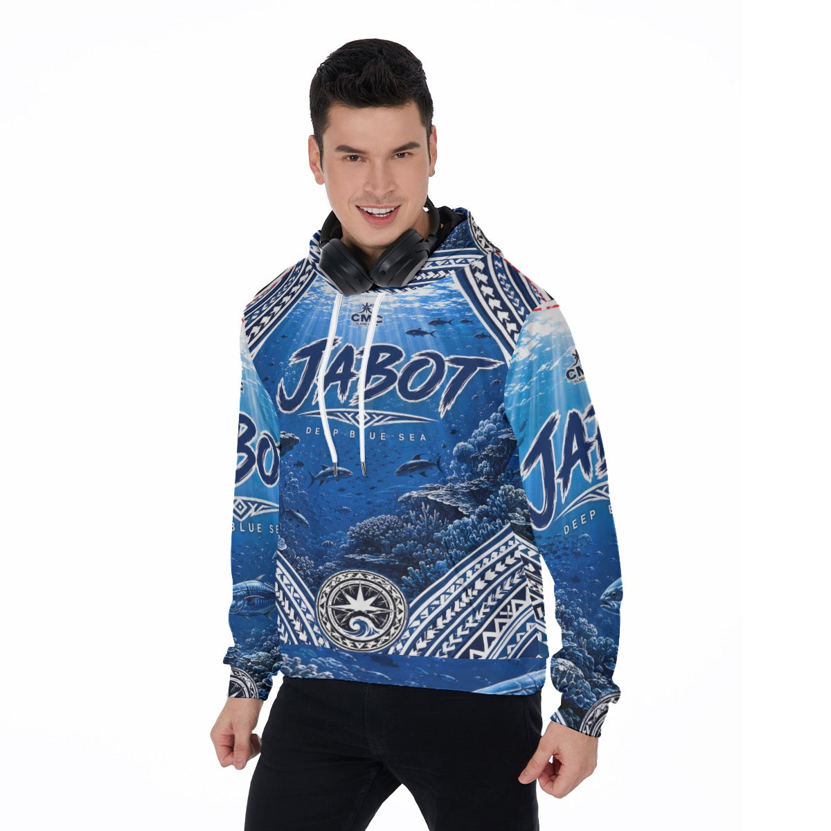 All-Over Print Men's Thicken Pullover Hoodie