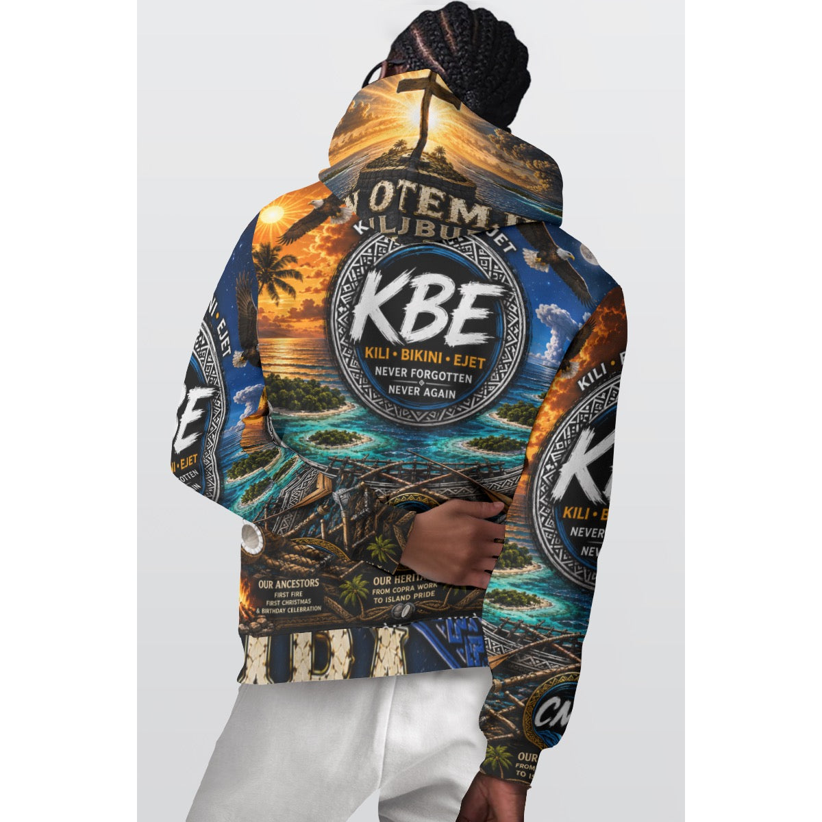 All-Over Print Men's Pullover Hoodie