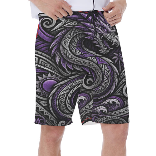 All-Over Print Men‘s Beach Shorts With Lining