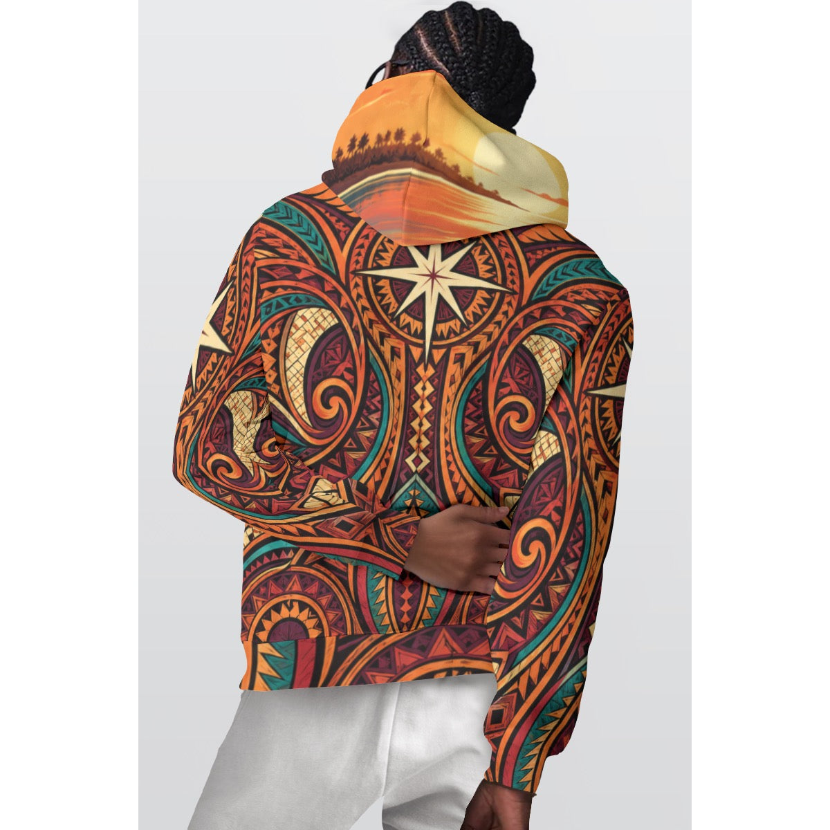 All-Over Print Men's Pullover Hoodie