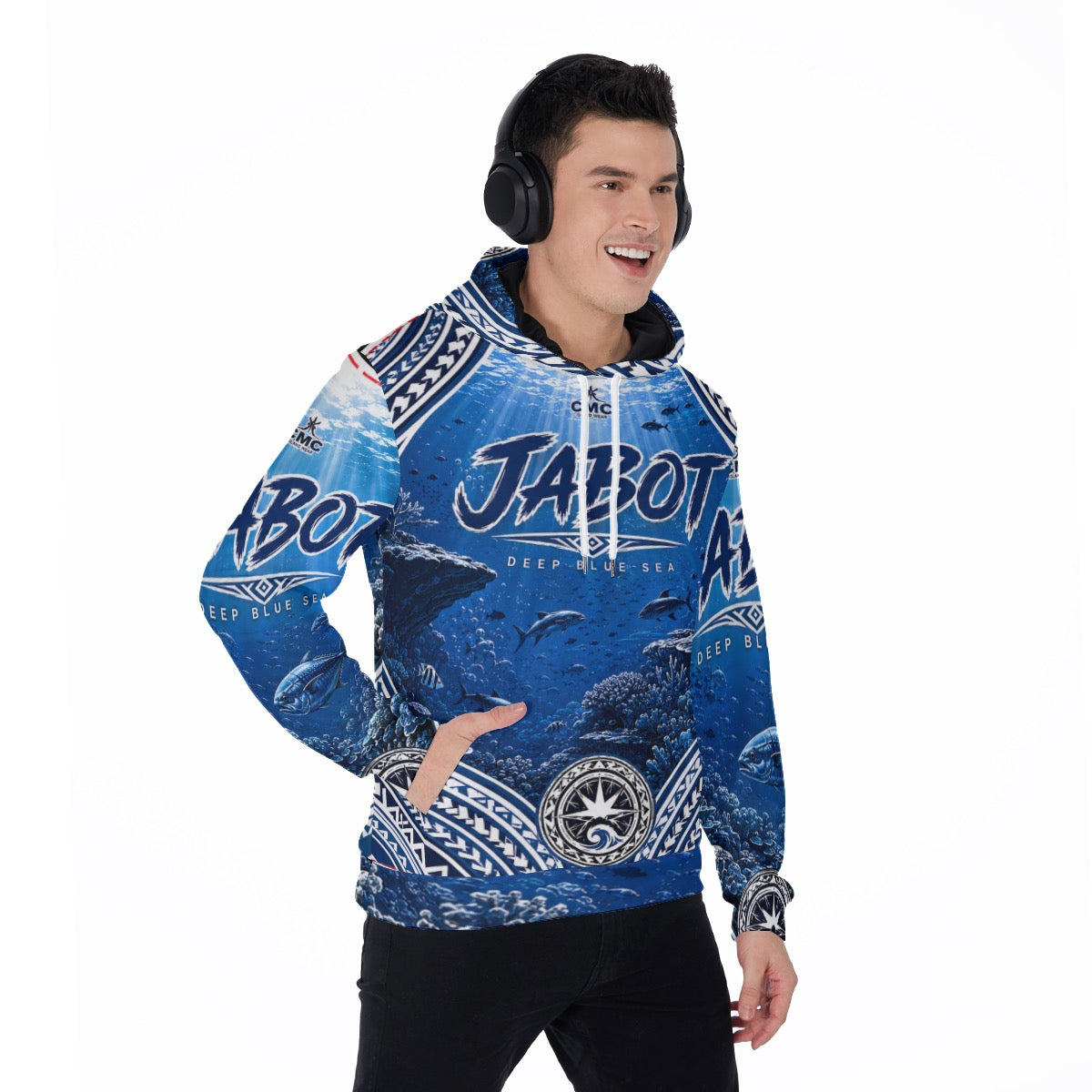 All-Over Print Men's Thicken Pullover Hoodie