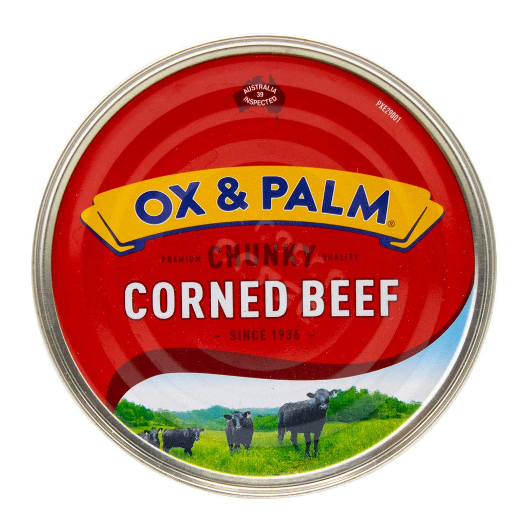 Ox & Palm Corned Beef, Original Chunky Style, 11.5 Oz (Pack of 12)